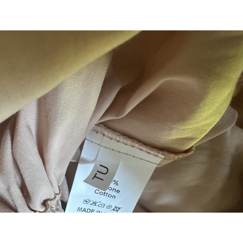 Vicolo Pink Off Shoulder Crop Top Long Sleeve 100% Cotton Made in Italy Size S - Picture 11 of 11